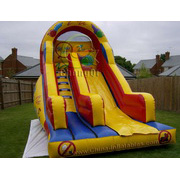 inflatable sliding board